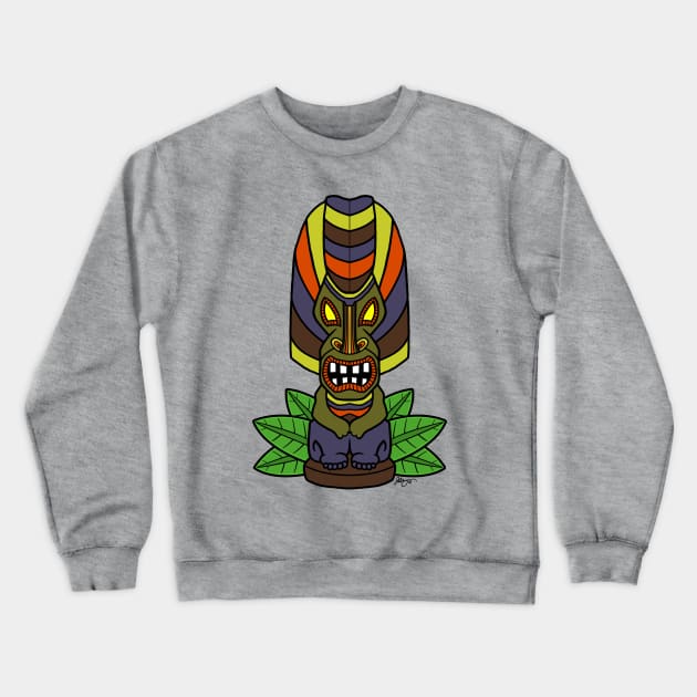 The Great Tiki Crewneck Sweatshirt by fakelarry